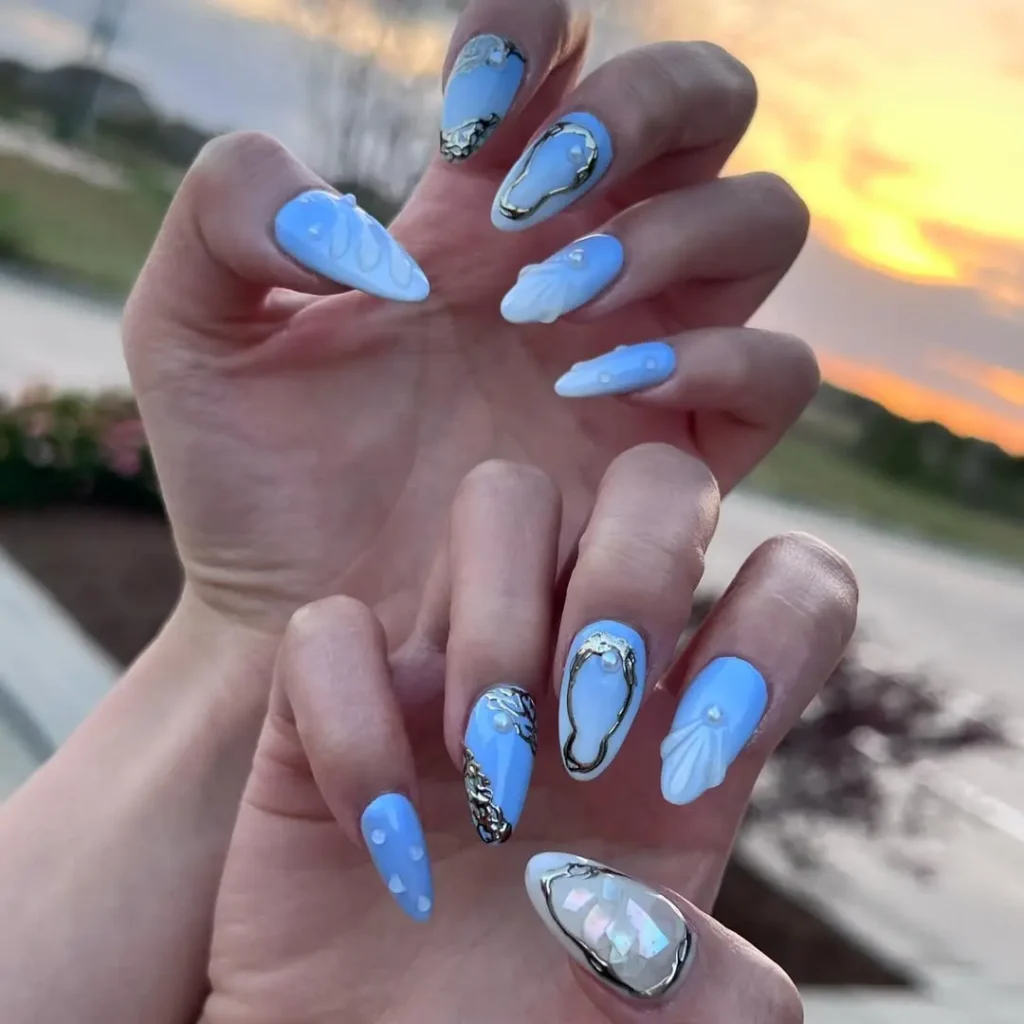 Ocean Whispers nail